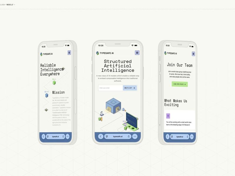 User interface / Mobile / Animation / AI