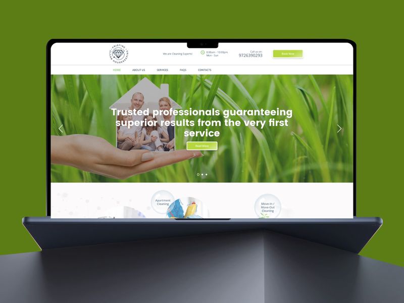 Pristine Clean Housekeeping – Premium Service Web UI