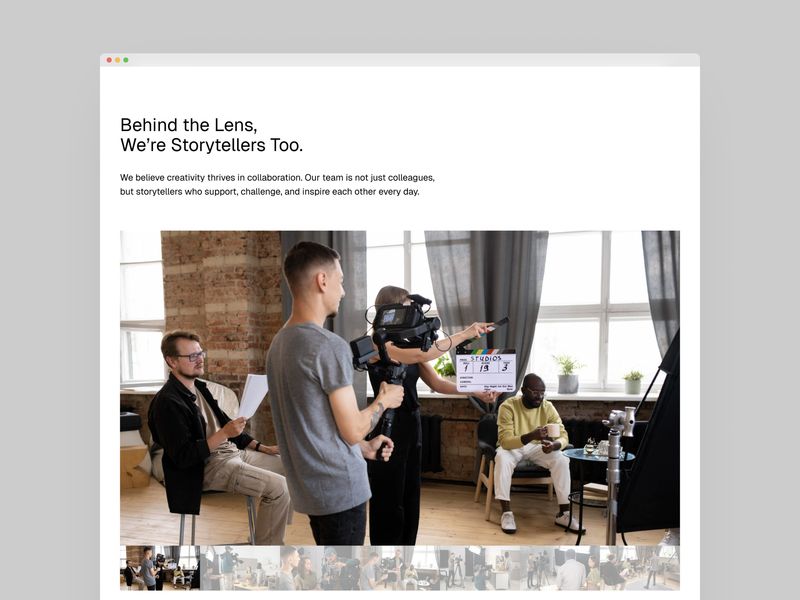 VYZN Video Production Agency Template