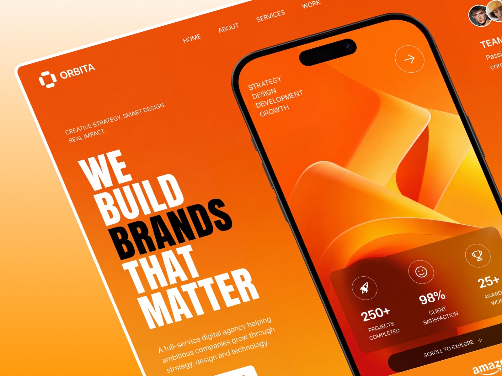 Creative Agency Website Design Image 0