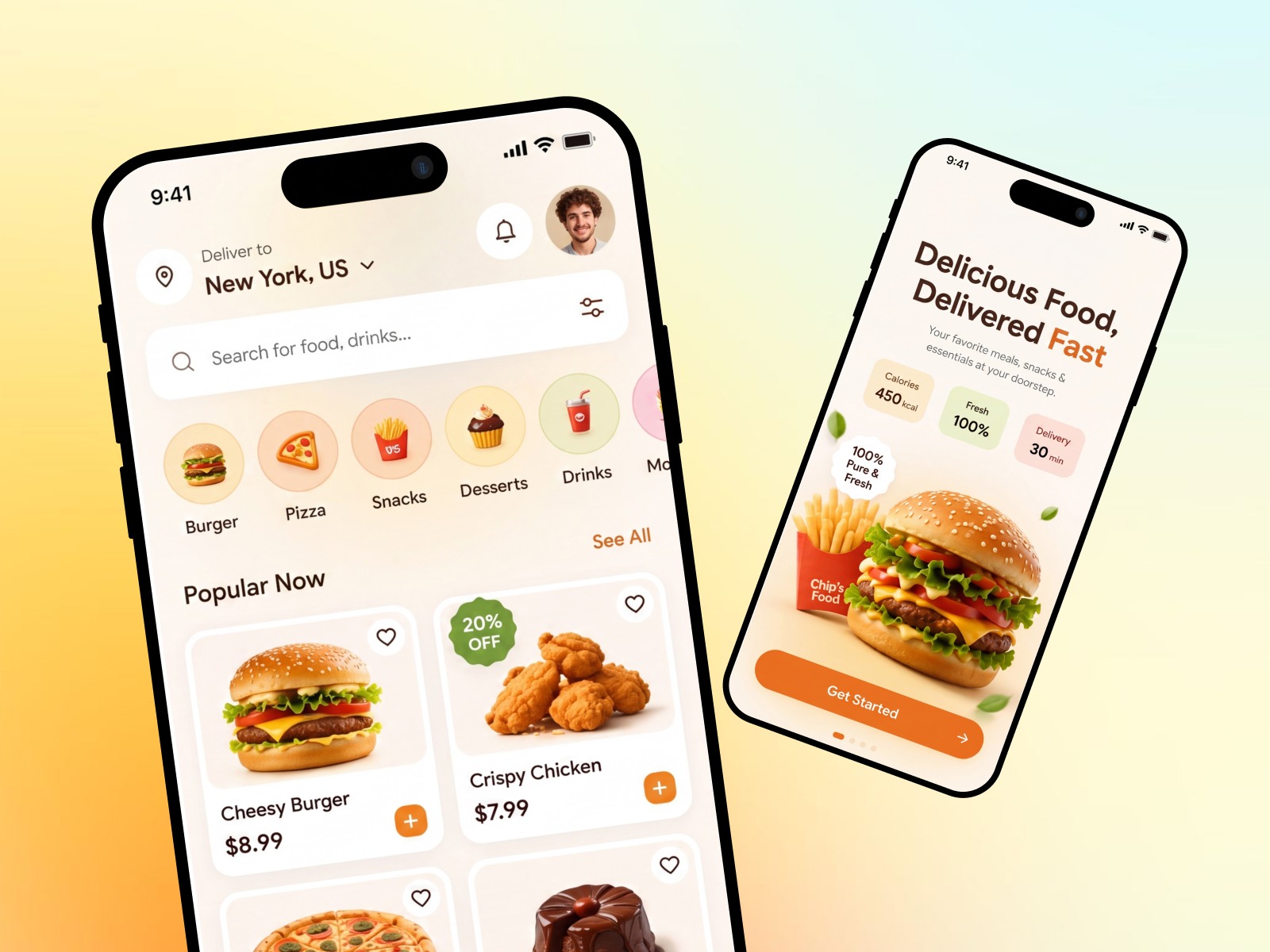 Fast Food Order E-commerce App Design Image 0