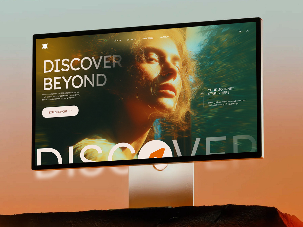 Travel Landing Page Design