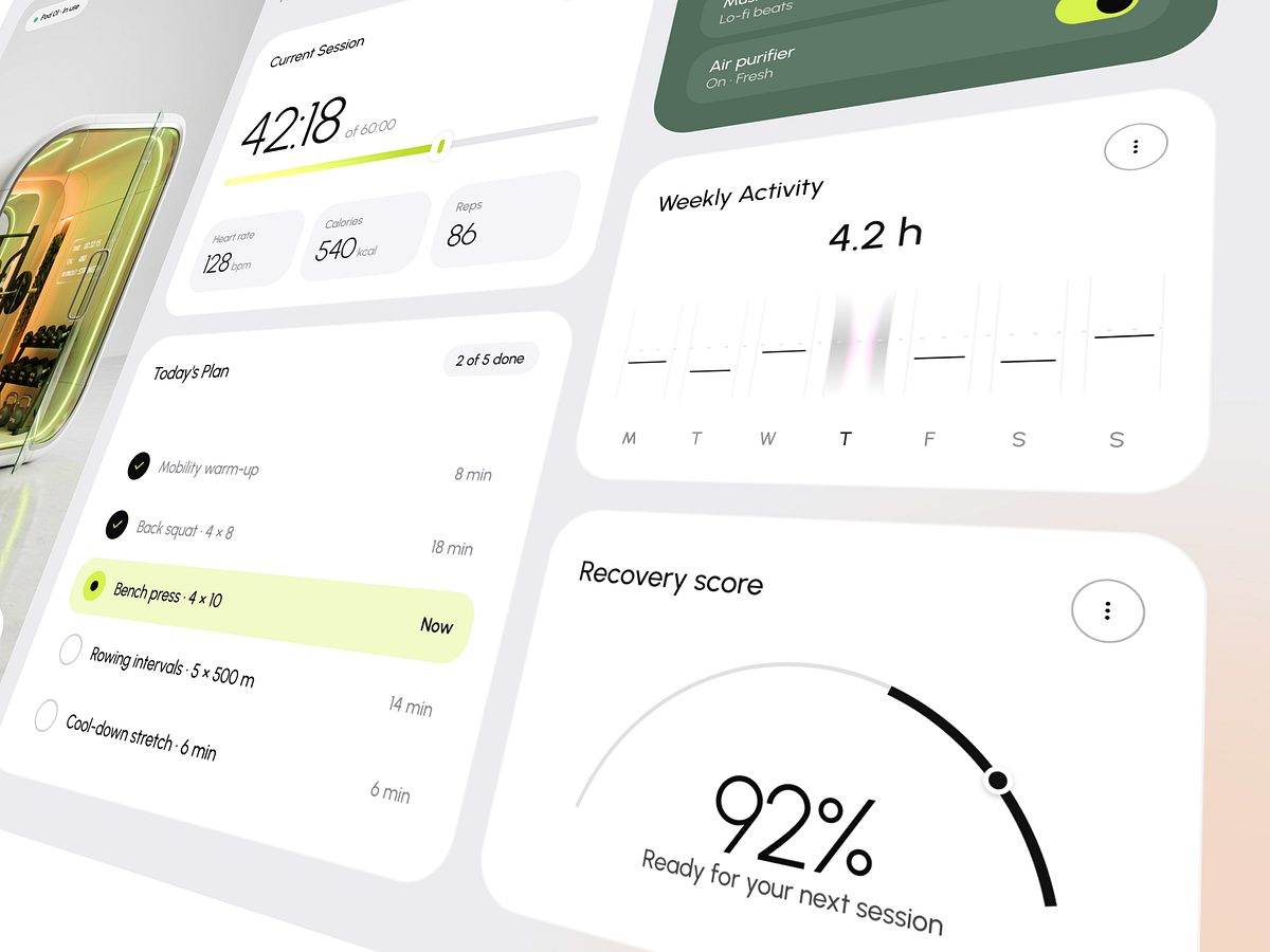 Pulse Pod — Smart Private Gym Dashboard Image 2