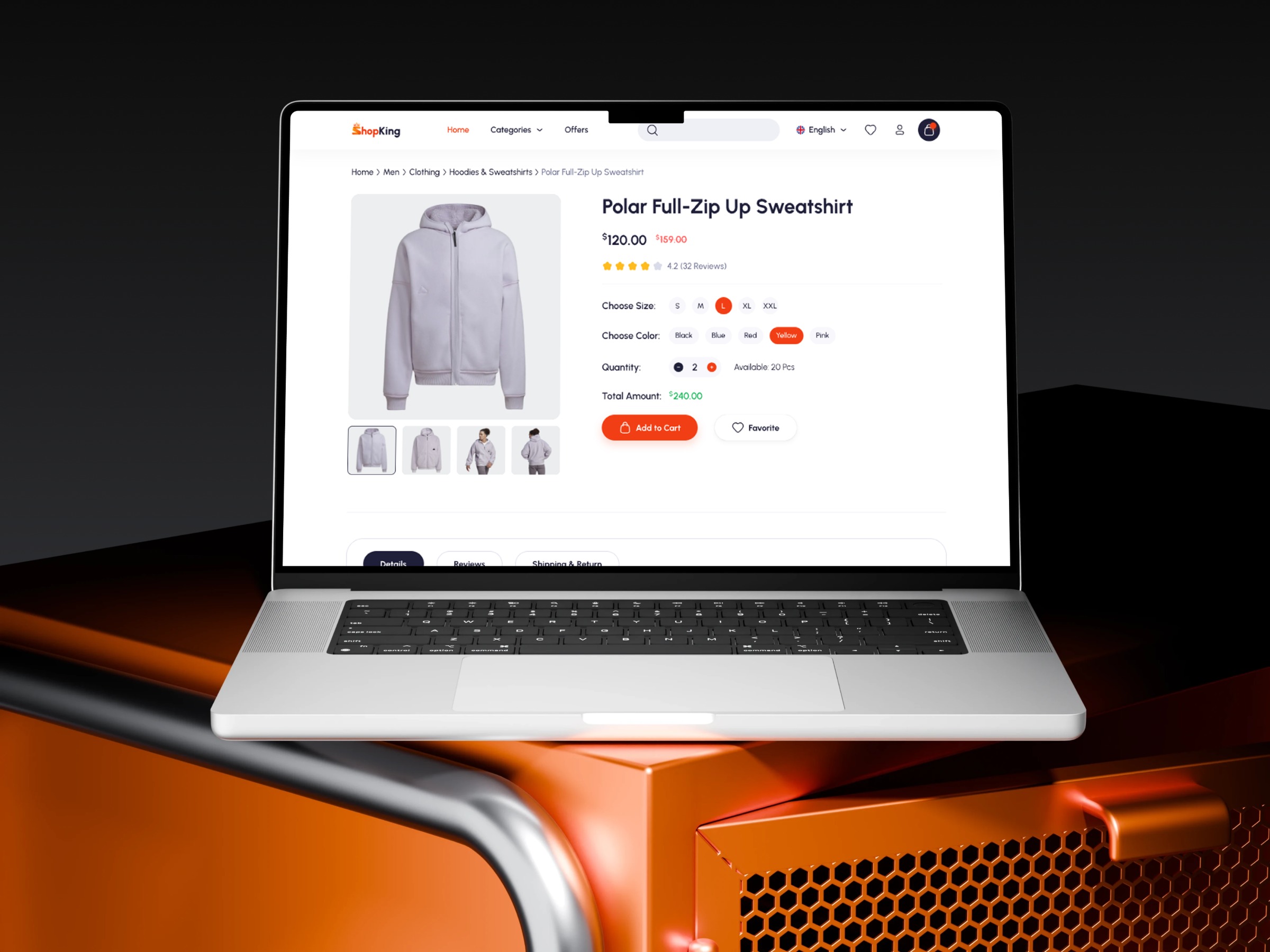 eCommerce website