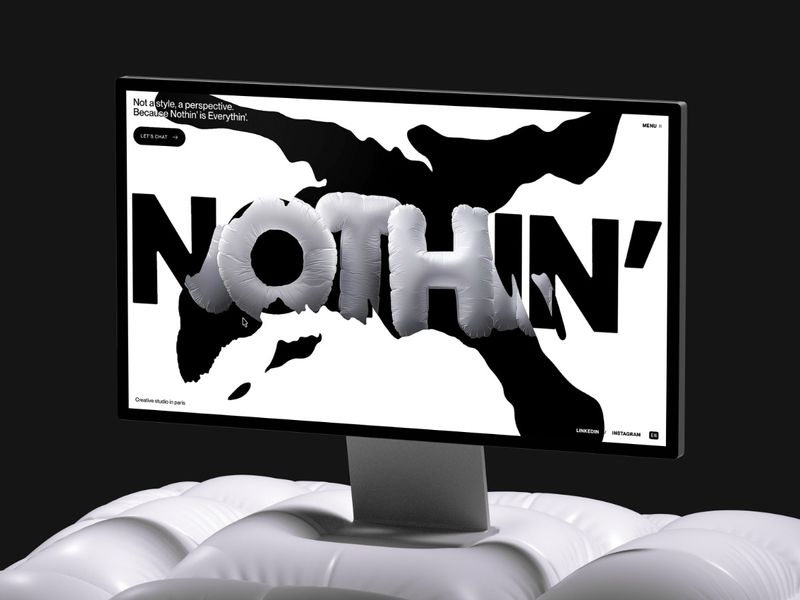 Nothin' — web & branding