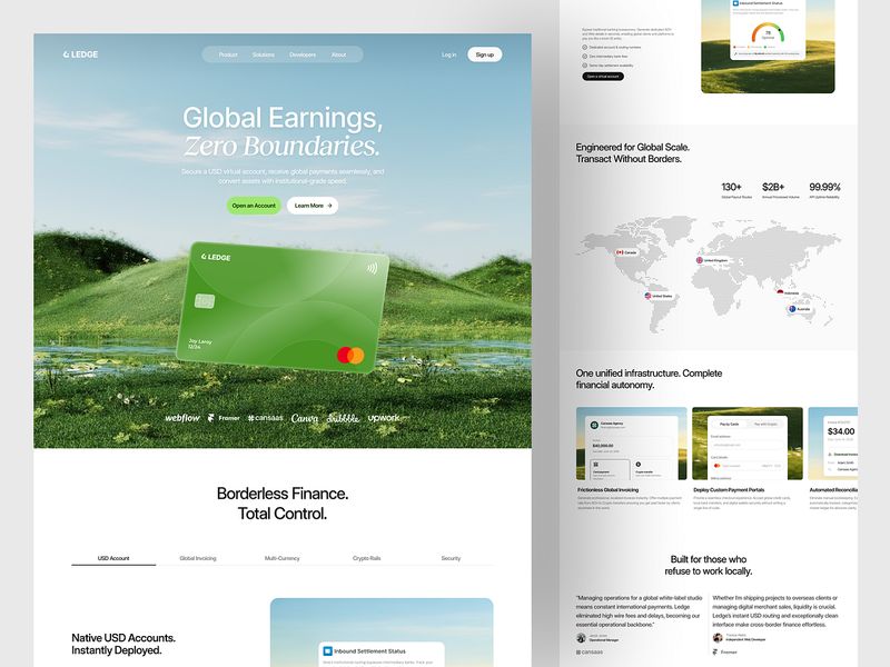 Finance SaaS Landing Page