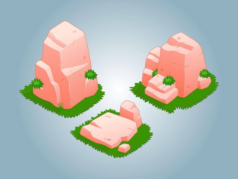 Rocks Game Assets Design