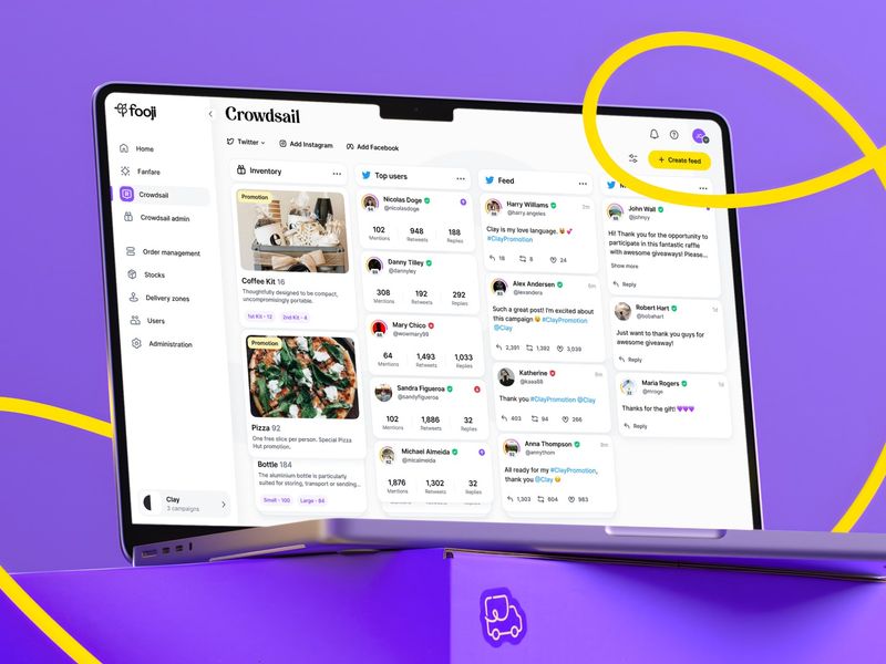 Fooji Web App & Design System