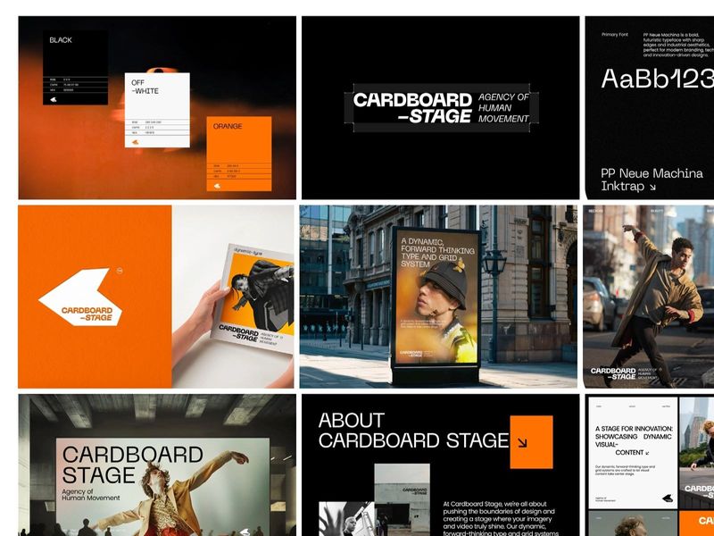 Premium Fashion Branding | Cardboard Stage