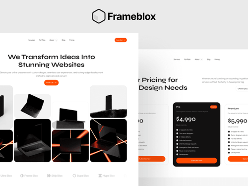 Hypeblox - Frameblox Framer UI kit