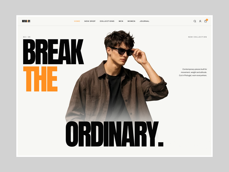 Fashion Ecommerce Website UI/UX Design