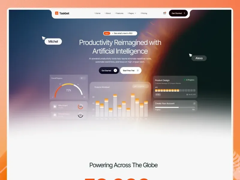 Taskbet by Flowzai - Uncategorized design asset by webflow