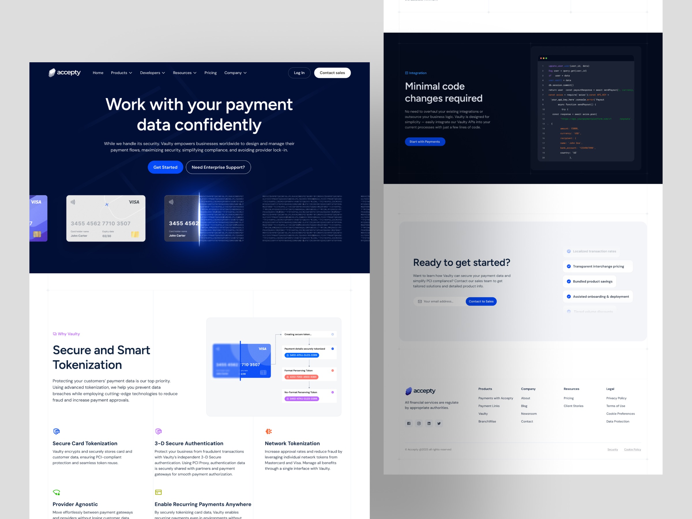 Accepty - Digital Banking Website Design Image 0