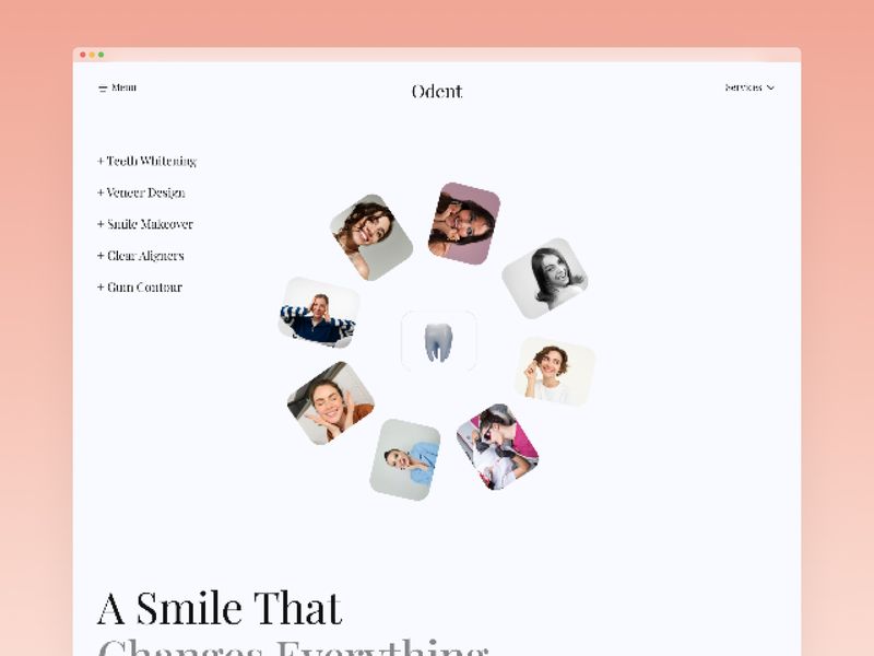ODENT Cosmetic Dental Framer Template