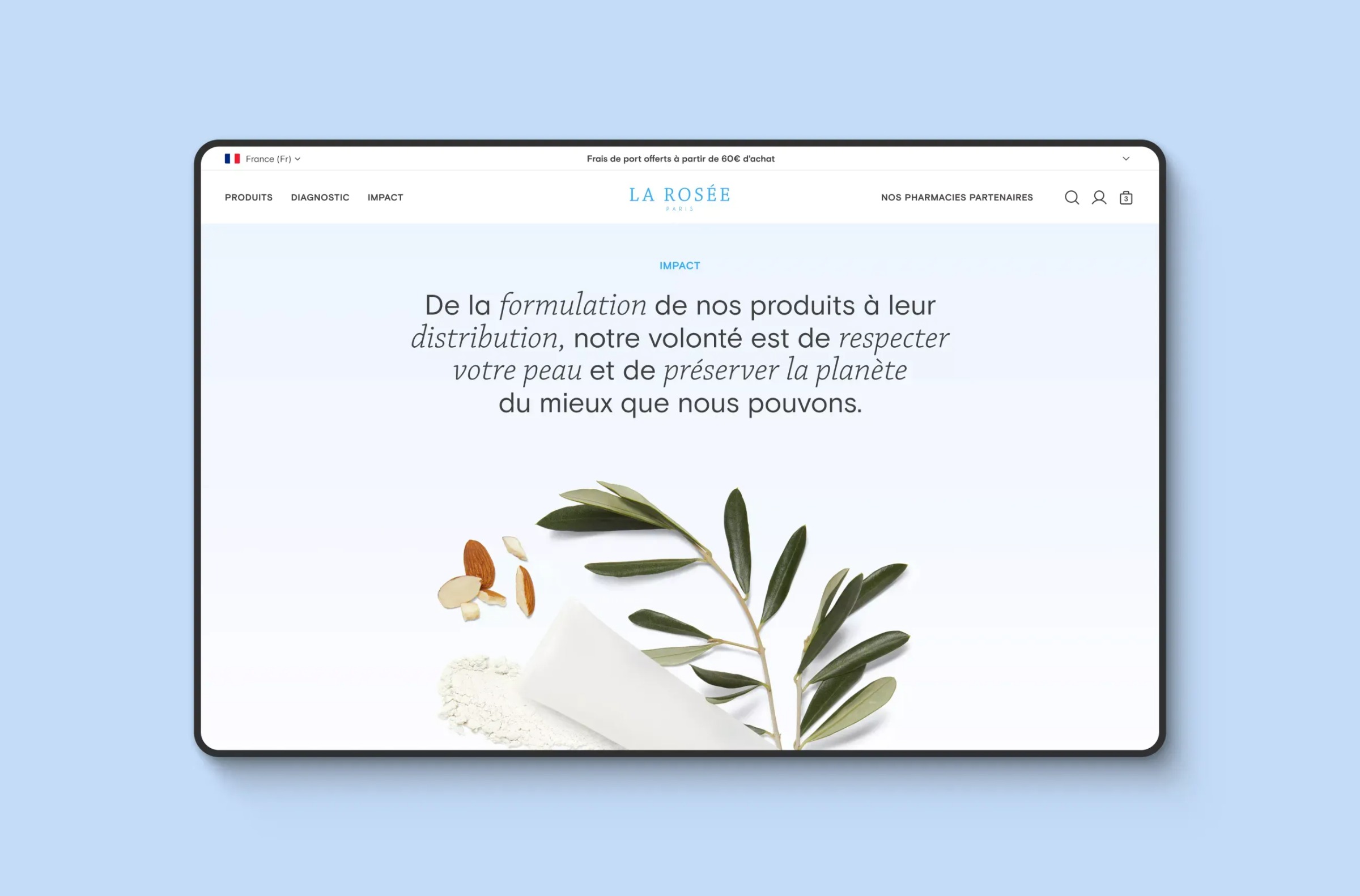 La Rosée : Redesign of the e-commerce site with Shopify Plus Image 0