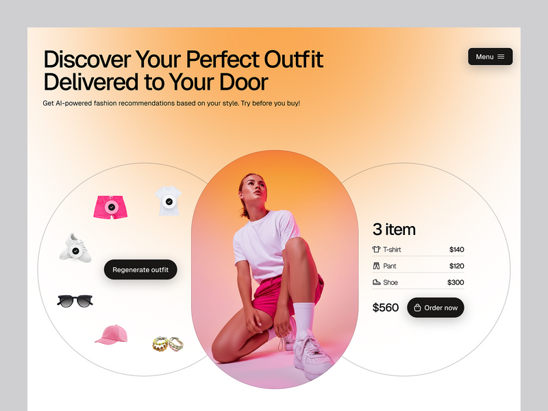 AI Generate outfit- Ecommerce website by Mostafizur Rahaman