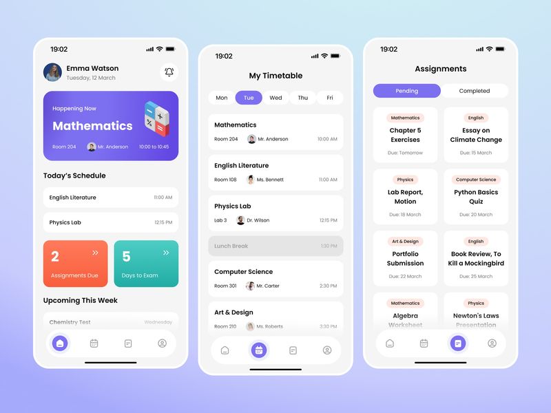 Student Scheduling Mobile App