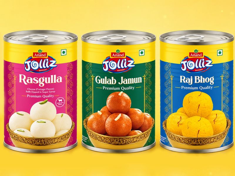 Jolliz Premium Sweets Packaging Design