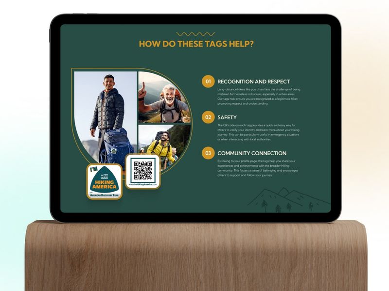 I'm Hiking America - Landing page & UI/UX Design