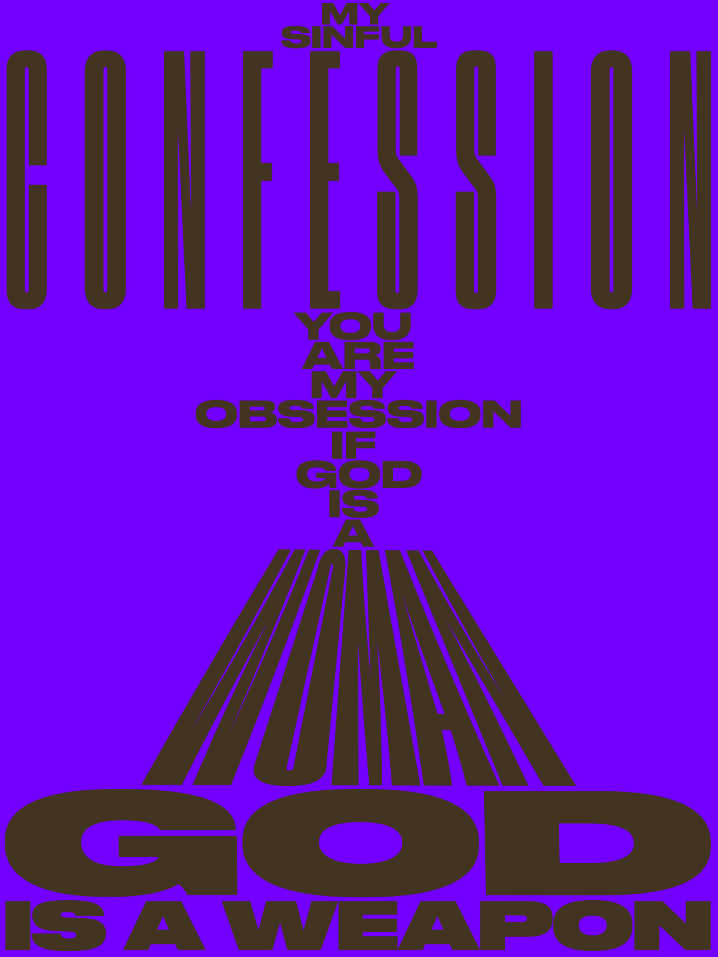 Brutal Typography Posters Image 1