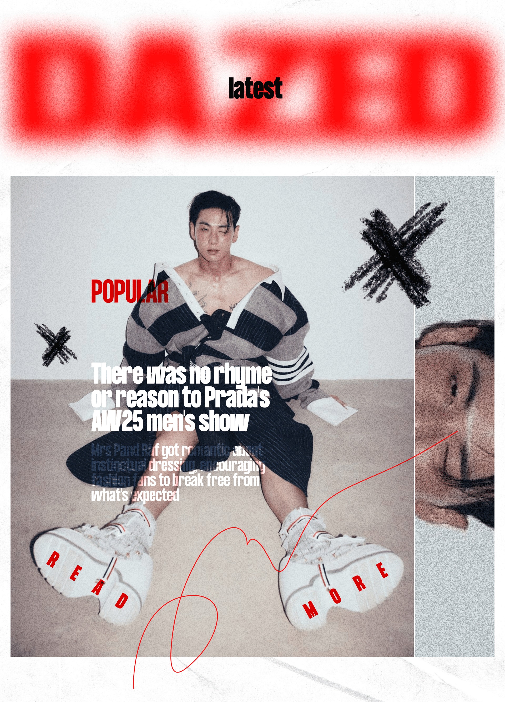 Dazed | Web Design  Image 1