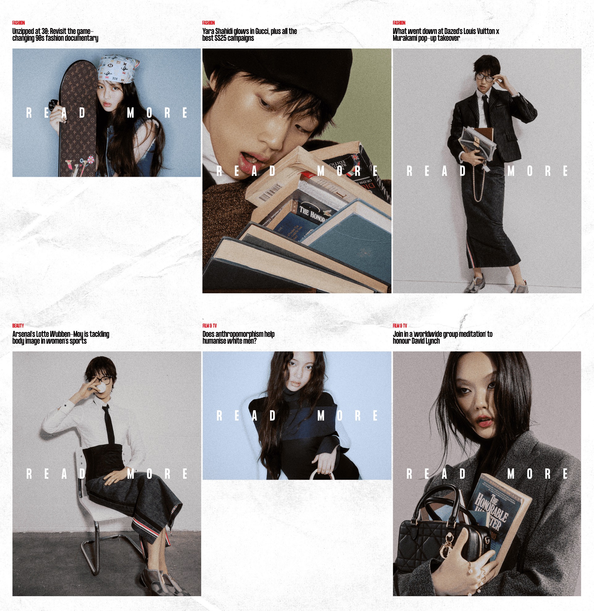 Dazed | Web Design  Image 2