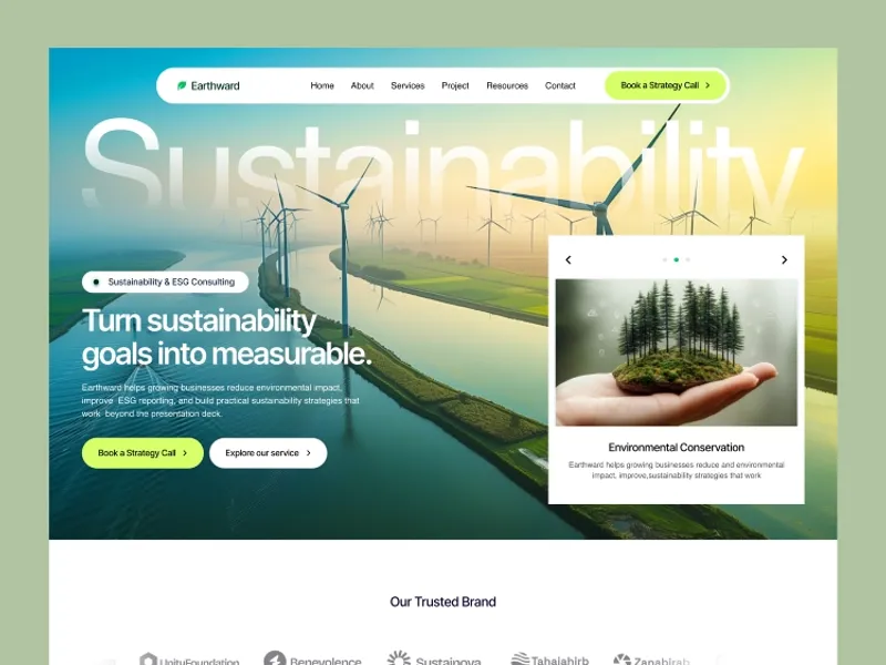 Earthward by LioWeb - Uncategorized design asset by webflow