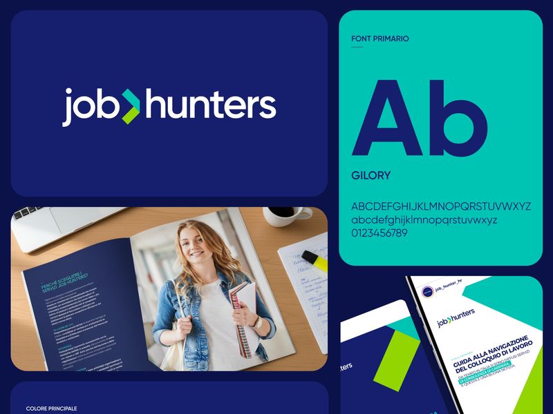 Job Hunters: brand identity for new HR Agency