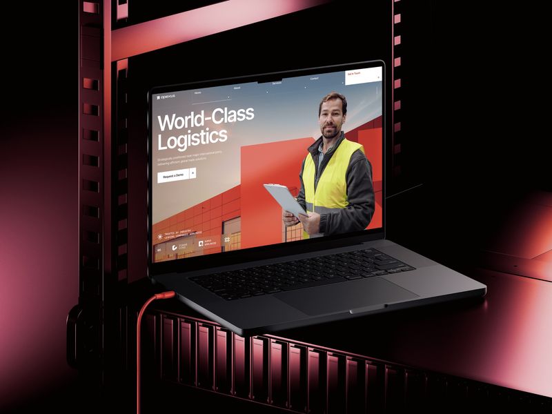 Warehouse logistic theme concept