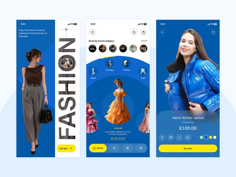 Fashion E-commerce App | Mobile UI/UX Design