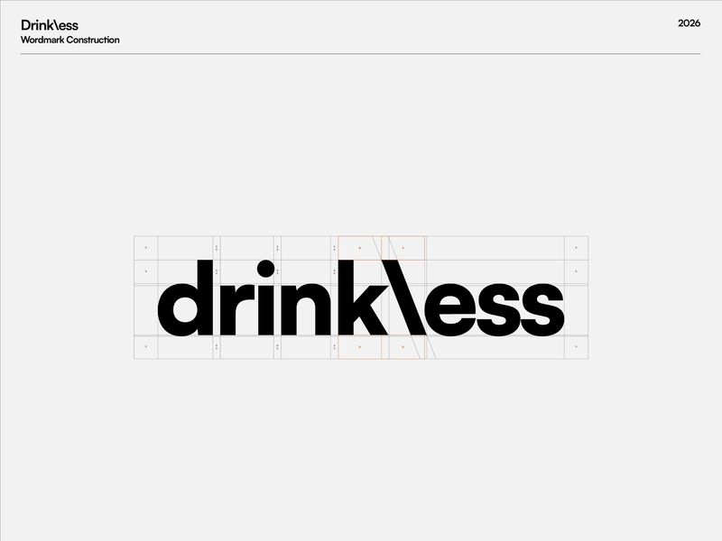 Drinkless — Logo Construction & Grid