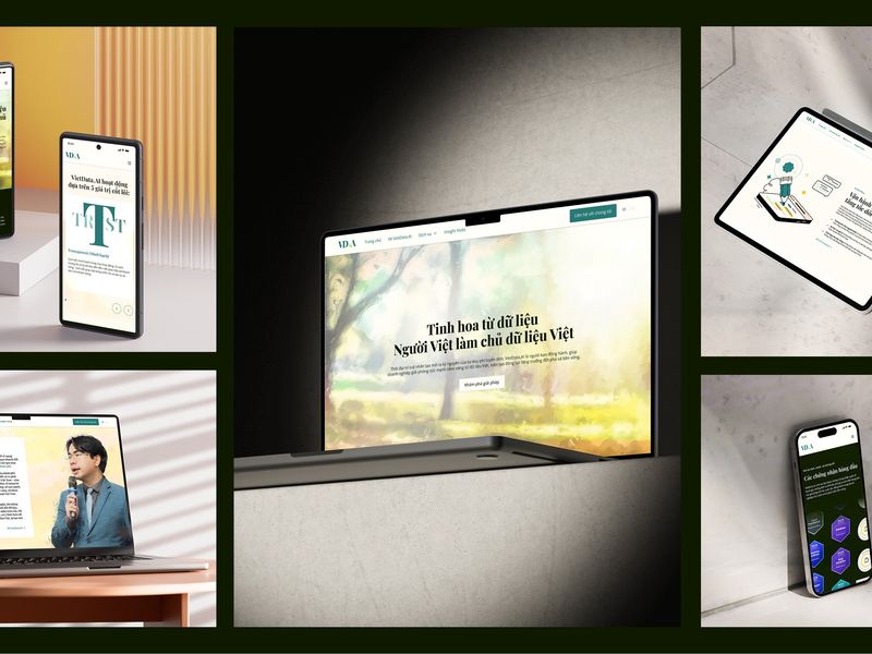 Data & AI Company Web Design - VDA