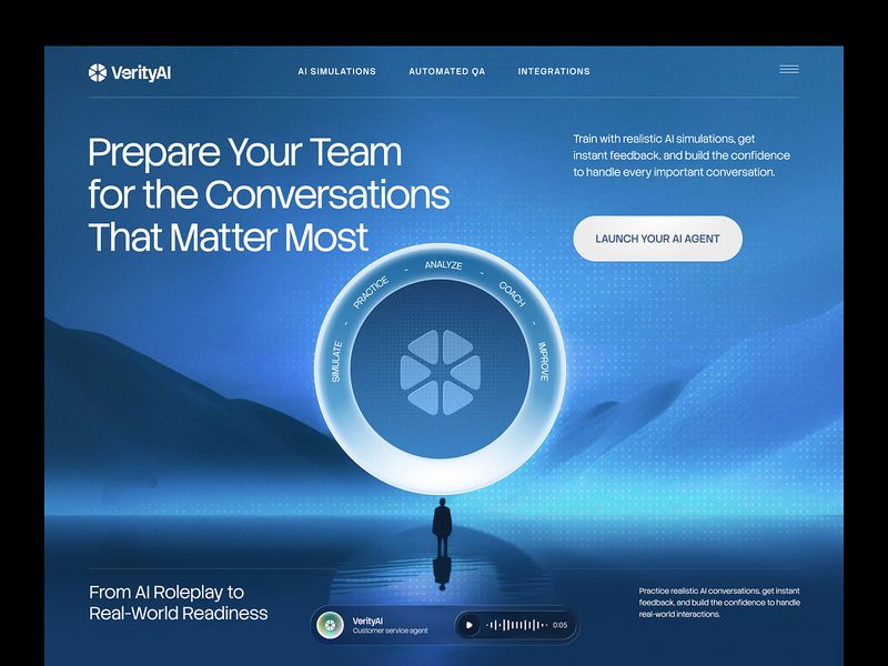 AI Roleplay SaaS | Performance Analytics