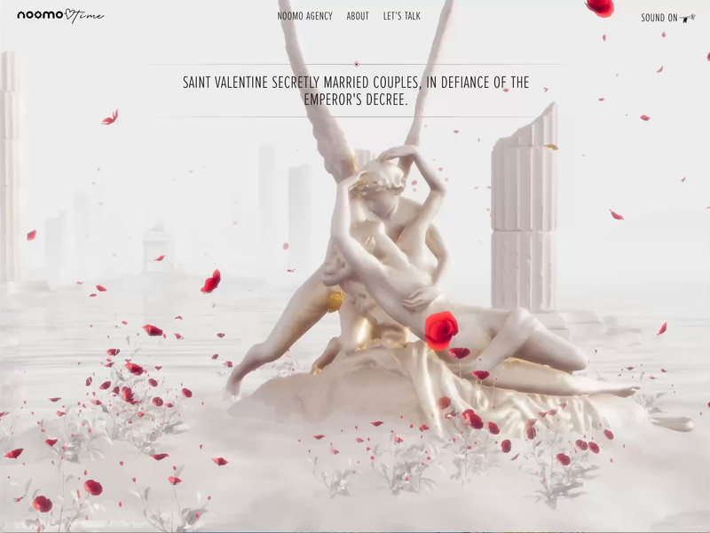 Immersive scroll - Noomo Valentime by Noomo Agency