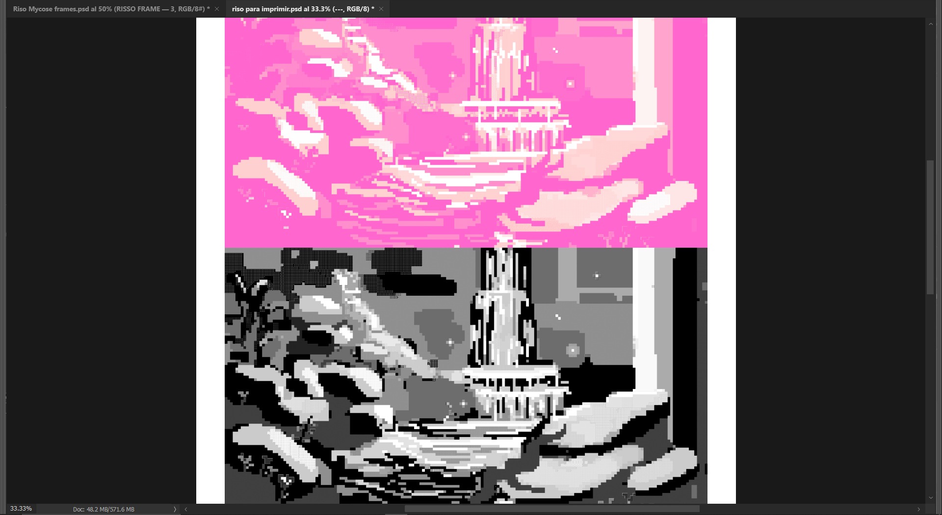 Rester dans ma sphère.🕯️Pixel Riso animation Image 3