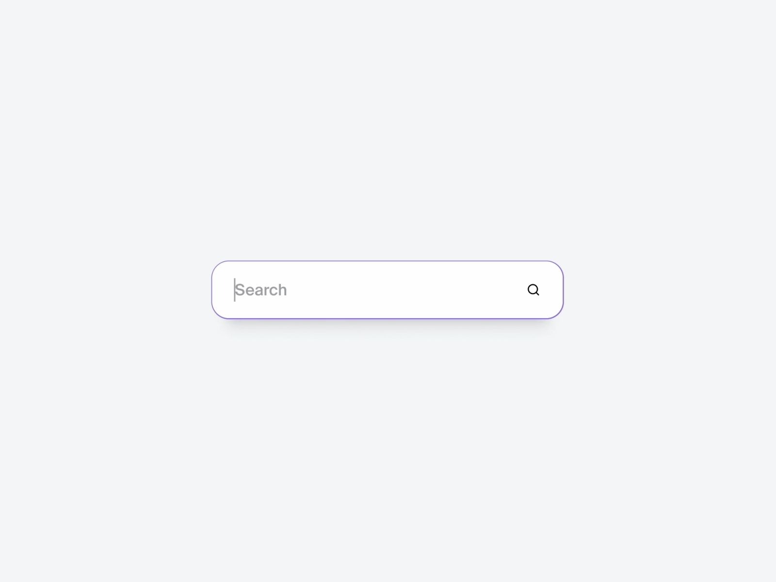 Search bar animation by Dindra Desmipian on Muzli