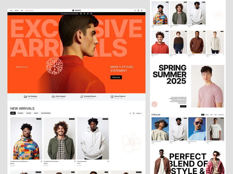 Ecommerce website design