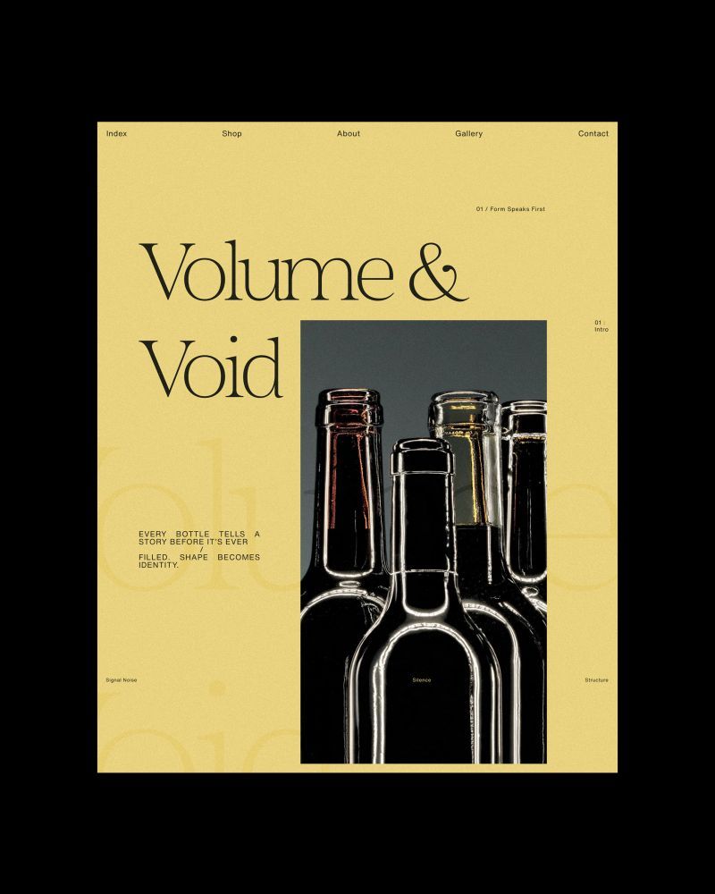 Exploring the tension between structure and silence, through type, space, and balance.✨ | Alprav Design