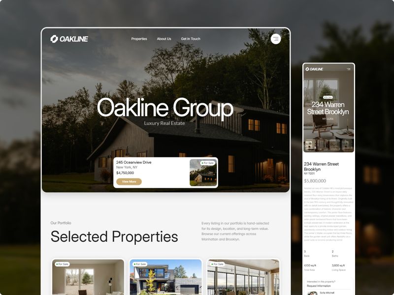 Oakline by Dario Volkmann - Uncategorized design asset by framer