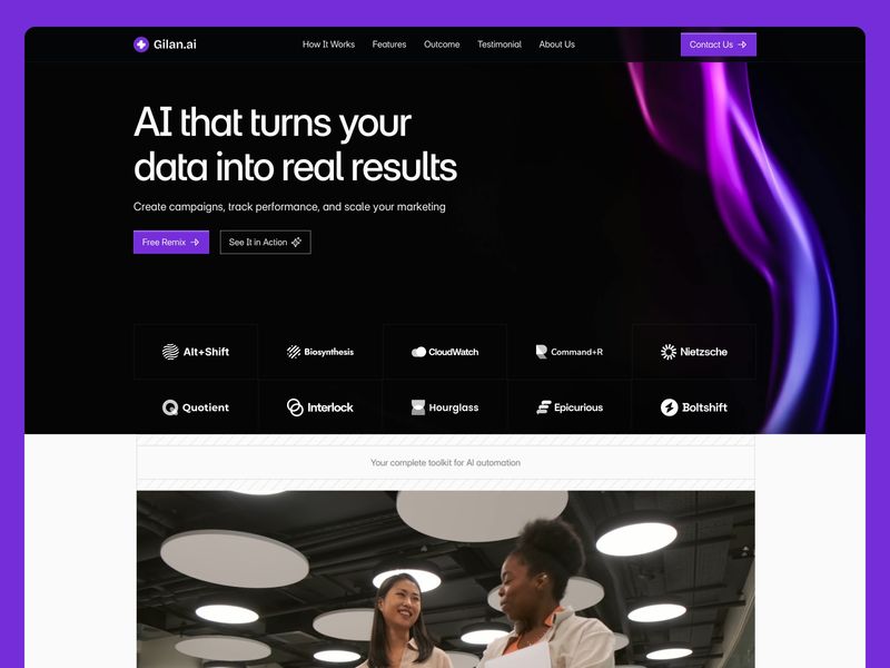 SaaS & AI Marketing Framer Template for Landing Pages
