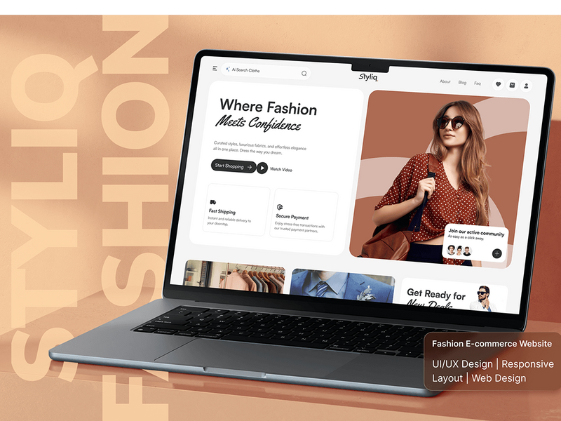 Styliq | Fashion E-Commerce Store | Stylish Shop Design