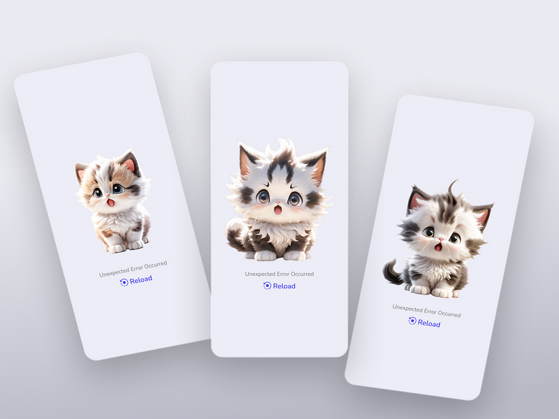 Unexpected Error - Kittens to the Rescue! by Abdul Rahim