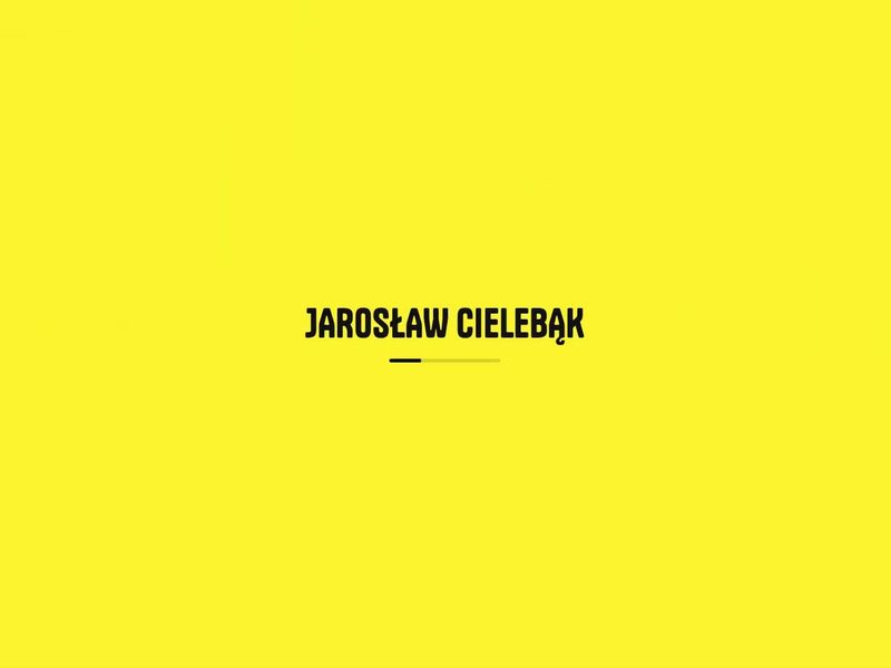 Jarosław Cielebąk | Senior Frontend / Full Stack Engineer