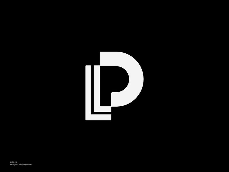 Letter PL monogram logo