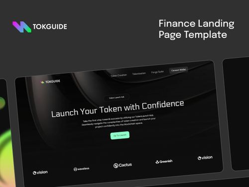 TokGuide - Finance HTML5 Responsive Website Template
