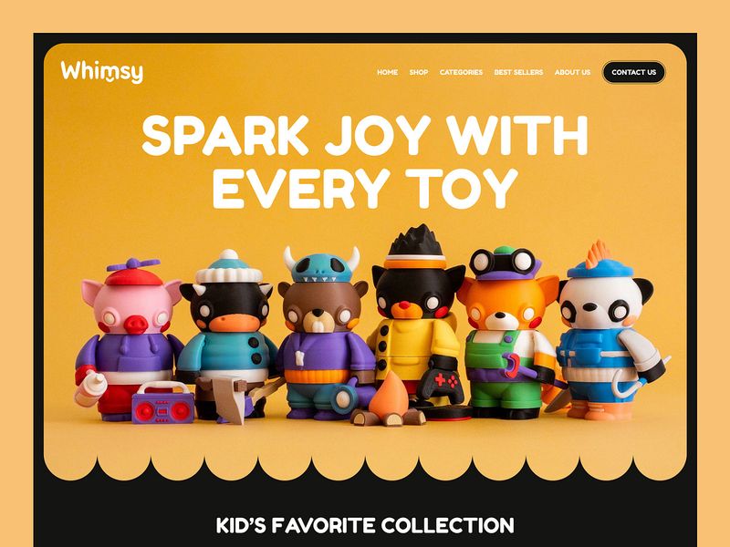 Online Toys Store Website Design