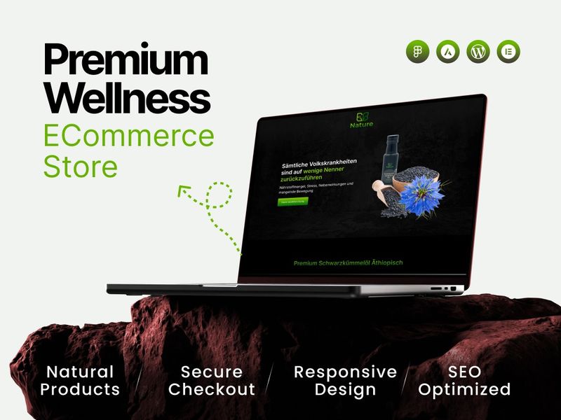 Nature - Premium Organic E-Commerce Landing Page