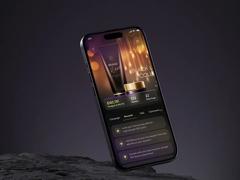 GiveHub - Mobile App Invest Flow | UI Design | Orbix Studio