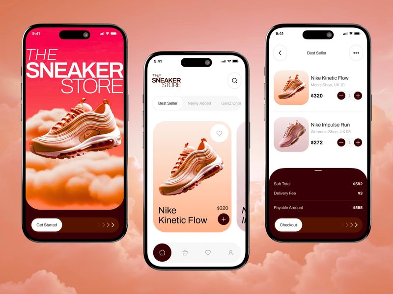 Sneakers E-commerce Store App Design