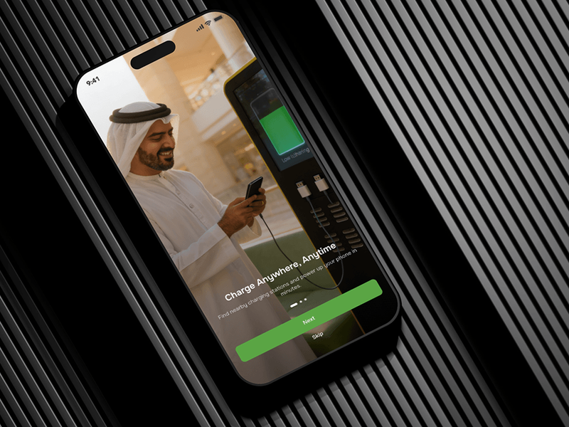 Charging App | Mobile App Case Study